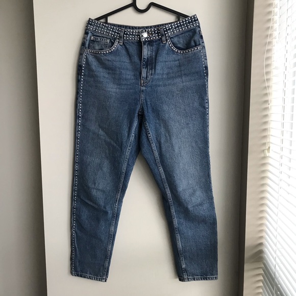 Topshop studded mom jeans | W30 L30 - Picture 4 of 5
